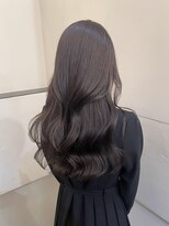 ネオリーブアイム 横浜西口店(Neolive aim)&nbsp;ラベンダーグレー 韓国ヘア顔周り似合わせ【横浜】