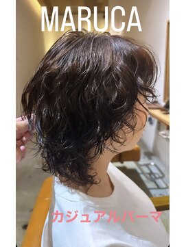 マルカ(MARUCA) 代表伊藤 カジュアルに『ラフパーマ』ボブパーマ/20代30代40代
