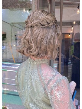 カゼ ダイカンヤマ Kaze DAIKANYAMA 参列Set　ハーフアップ