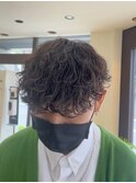刈り上げマッシュ×波巻きスパイラル (強)  [柏/メンズパーマ]
