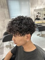 ビカムメンズヘアー 栄店(become men's hair)&nbsp;プードルパーマ×刈り上げマッシュ／名古屋栄メンズヘアカット