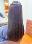 20代30代40代アッシュブラウン髪質改善カラー艶感ストレート