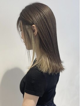 ブロッサム 上福岡店(Blossom) インナーカラー ミルクティーベージュ【上福岡】