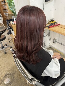 ウィークエンド(WEEKEND) ブリーチなしダブルカラー+カット+トリートメント【￥13800】