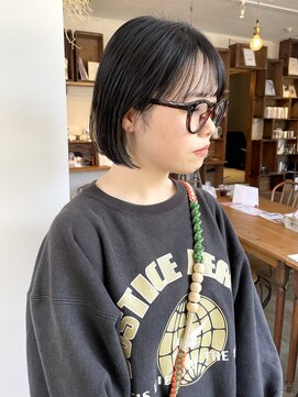 ヘアーアイストゥーレ(HAIR ICI TRE) まとまるボブ 地毛風カラー 担当渡辺聖