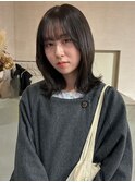 外ハネボブ　黒髪　前髪あり【鹿児島中央】