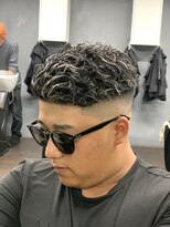 ワールドシップコウベ(WORLD SHIP KOBE)&nbsp;極道パーマ×ホワイトメッシュ