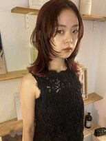 ソイ コンク 下北沢(soi conc)&nbsp;切りっぱなしレイヤー/レッド