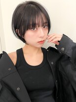 ネイロ バイ ジルブラン 葛西(NeiRo by JIL BLAN)&nbsp;ハイライト白髪ぼかしダブルカラーインナーカラーショートボブ