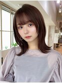 イメチェン/ハッシュカット/フルバング/似合わせカット/韓国ヘア