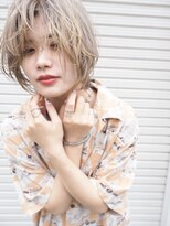 アンジェロ カリノ(Angelo Carino)&nbsp;抜け感が可愛い＿BOB＿ミルクティーベージュ☆