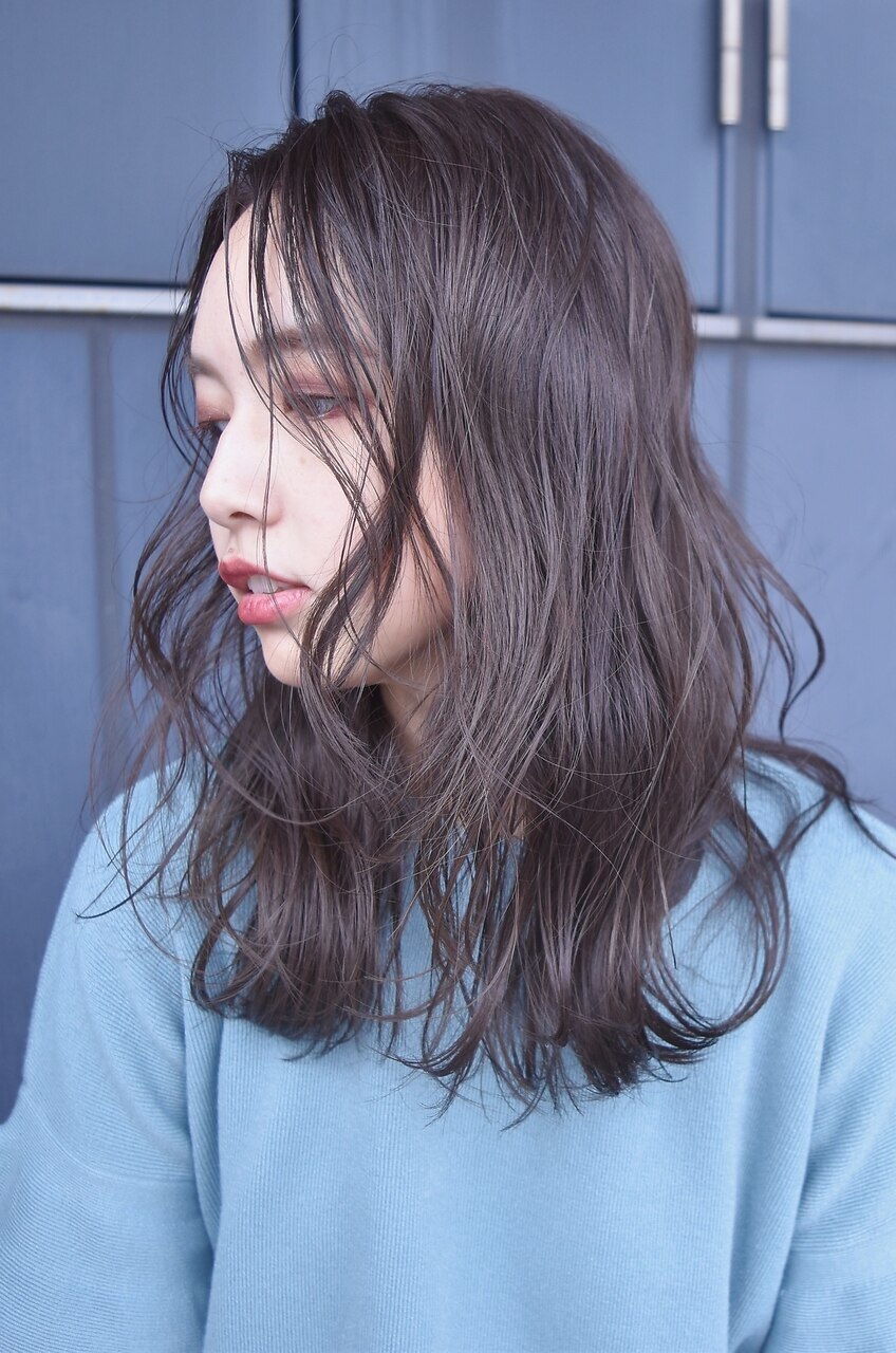 人気No.1【透明感×色持ち】カット+透明感カラー+超音波２stepTr  \16500→