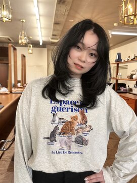 Idk レイヤーカット、ダークグレージュカラー