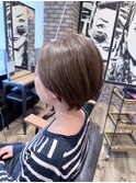 かわいいしかっこいいハンサムショート 髪質改善ケアカラー#1