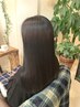 【ハリコシが気になる方に】カット+縮毛矯正+炭酸泉+改善トリ+幹細胞ケア