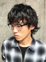 アルフレッド 平針店(alfRed)&nbsp;外ハネ　パーマ　ツーブロックマッシュ　黒髪束感