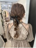 【杏実】編みおろしポニー　結婚式　ライブ　同窓会　20代30代