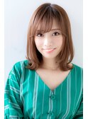 山村/ひし形シルエット/くびれミディ/くびれヘア/大人可愛い銀座