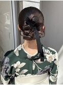 卒業式カチモリヘアセット