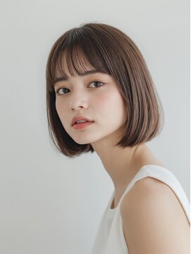 クラン 横浜(Clanc) くびれヘア ハイライトカラー アプリコットオレンジ 夏