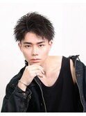 ソフトツイスト アップバング ショート