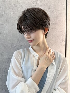 ロンドワン 三宮元町(Lond one) くびれショートボブ/ダークブラウン