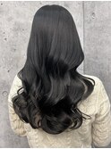 フェミニンカール大人ヘアモテ髪前髪パーマオフィスヘア