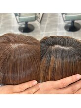 ヘアーアンドライフ オモテ(Omote) 白髪がまばらでも明るい綺麗な髪にしたい方向け