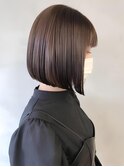 前下がりでこなれ感を演出/◎モカバイオレット