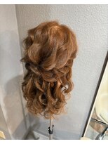 ハーフアップ