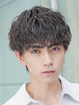 フィフス 原宿(fifth) 原宿ツイストスパイラルパーマメンズカットラウンドマッシュ30代