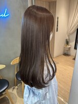 ロンドアジュール 横浜(Lond azur)&nbsp;オリーブグレー髪質改善/黒髪/小顔/くすみベージュ/横浜駅