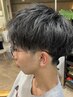 人気No.1!メンズカット+眉カット+スタイリング ¥5500→4950