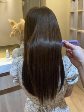 アンド ラ ブランシュ(&.La Blanche) オリーブグレー/黒髪カタログ/ココアベージュ/髪質改善