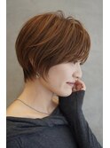 大人ショートのナチュラルカット