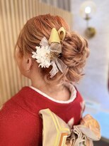 ヘアアレンジメント ボガスティーズ 溝の口店(Hair arrangement Vogusty's)&nbsp;お団子/成人式/アップヘア/イベント/推活