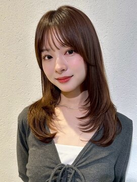 ファルベ(Farbe) 黒髪/オリーブグレー/小顔/ココアベージュ