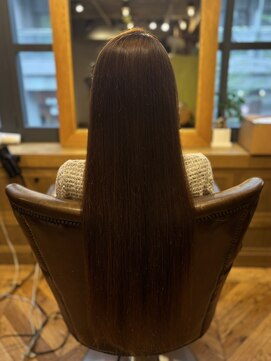 ツヤ感ロング/艶髪/髪復元トリートメント/スーパーロング