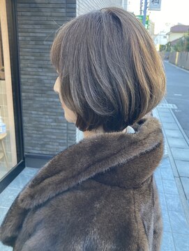 トリコ 柏(tricot) ショートボブ/ベージュカラー