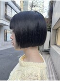 首元映えのコンパクトミニボブ(切りっぱなしボブ/コンパクトボブ