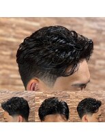 アールドボーテ 理容室(R de Beaute)&nbsp;銀座 七三分け バックパーマ