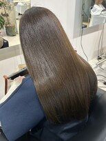 ノア(no_a)&nbsp;【四条烏丸】酸性ストレート×オリーブブラウン　同日施術