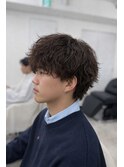 MEN’S横浜/マッシュ/シャドウパーマ/波巻きパーマ/高島町
