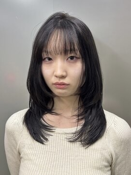 ダイス 岡本 摂津本山(Dice) 顔まわり/レイヤーハッシュカット