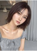 《Agu hair》韓国ヘアレイヤーボブ×メルティブラウン