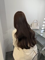 ペレ 原宿(PELE)&nbsp;ダークパープルナチュラルショート夏のヘアアレンジ原宿