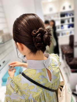 エアー 銀座タワー(AIR) 【藤岡】結婚式まとめ髪アップスタイル
