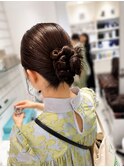 【藤岡】結婚式まとめ髪アップスタイル