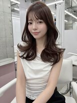 フォンズ(FONS)&nbsp;韓国レイヤーカット＊ショコラグレージュ＊2Wayバング