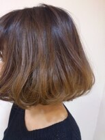 モイヘアーデザイン(moi hair design) グラデカラーふわボブ